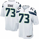 Nike Men & Women & Youth Seahawks #73 Bowie White Team Color Game Jersey,baseball caps,new era cap wholesale,wholesale hats